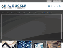 Tablet Screenshot of harucklecpa.com